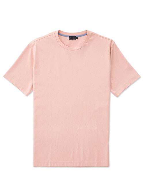 세미 오버핏 수피마 티셔츠 (핑크)