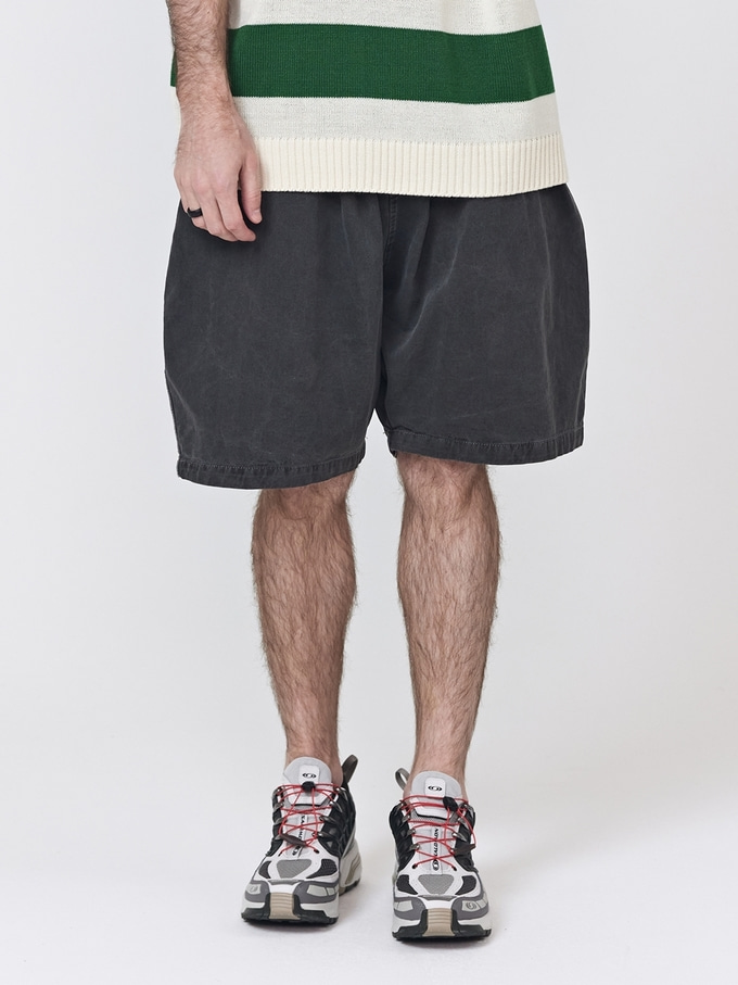 [CARGOBROS] CB PIGMENT DYEING SHORTS CHARCOAL